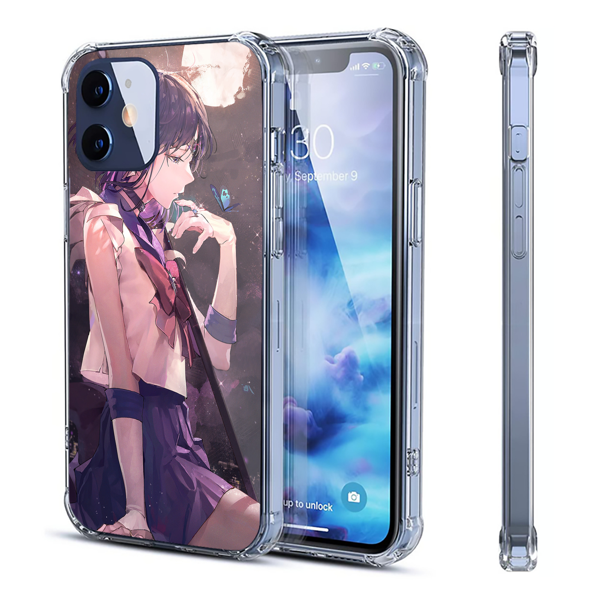 （画像用） 美少女戦士セーラームーン Sailor Moon 【iPhone 12シリーズ対応】透明スマホケース（クリアソフトケース）